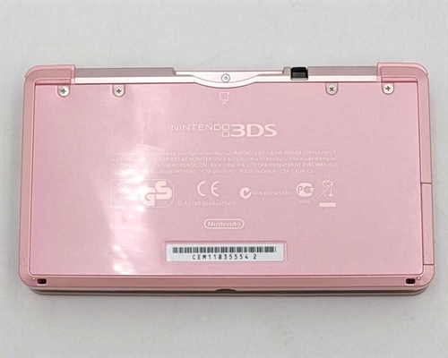 Nintendo 3DS - Coral Pink - Komplet I Æske (CIB) - Konsol - SNR CEM118355542 (A Grade) (Genbrug)